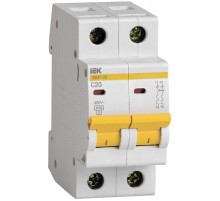 Выключатель автоматический двухполюсный ВА47-29 20А C 4,5кА KARAT  MVA20-2-020-C  IEK