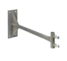 Держатель мачты молниеприемника к стене, D=20мм, вынос 100мм, L= 530   lp-530-04007-sp   EKF