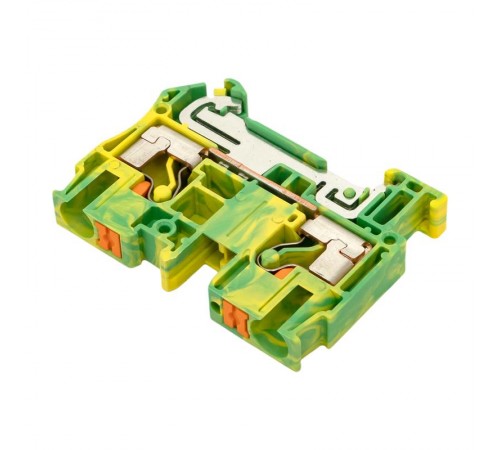 Клеммная колодка пружинная 6 Push-in земля PIT-6-pe  EKF