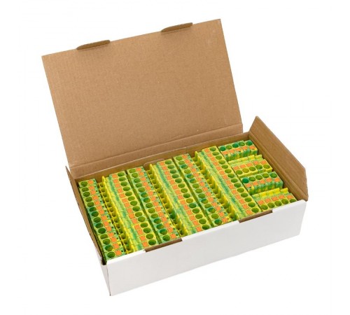 Клеммная колодка пружинная 6 Push-in земля PIT-6-pe  EKF