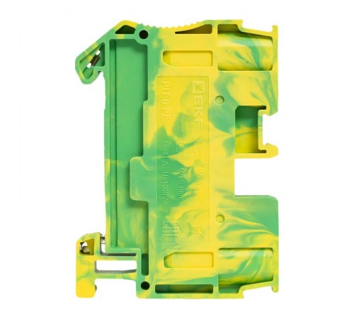Клеммная колодка пружинная 6 Push-in земля PIT-6-pe  EKF