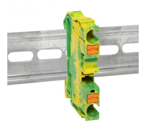 Клеммная колодка пружинная 6 Push-in земля PIT-6-pe  EKF