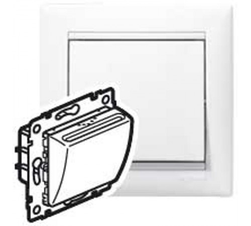 Valena Белый Выключатель карточный с таймером на 30 секунд  774235  Legrand