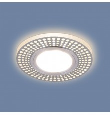 Светильник точечный встраиваемый 2231 MR16 CH хром с подсветкой  a045437  Elektrostandard