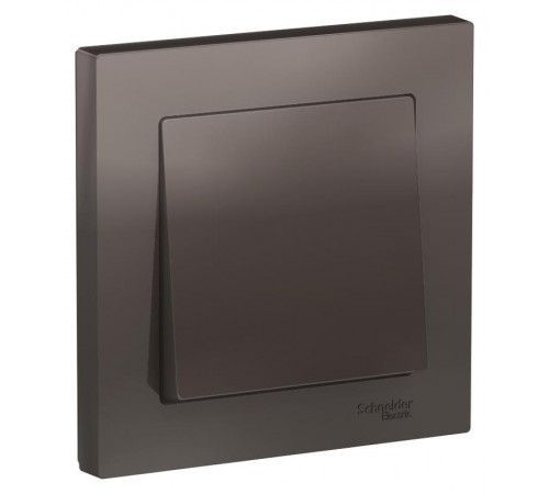 AtlasDesign Мокко Выключатель 1-клавишный сх.1, 10АХ, (в сборе с рамкой)  ATN000612  SE