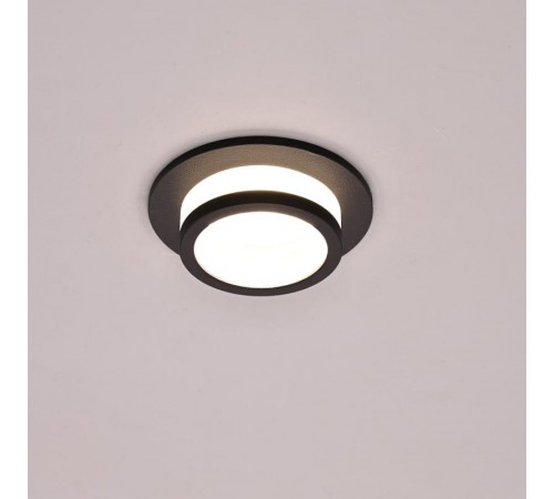 Светильник встраиваемый точечный алюминиевый KL89 BK MR16/GU5.3 черный  Б0054357  ЭРА