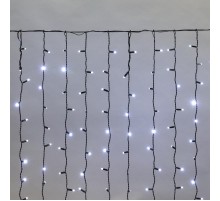 Гирлянда "Светодиодный Дождь" 2х1,5м, постоянное свечение, черный провод, 230 В, диоды БЕЛЫЕ, 360 LED  235-125  NEON-NIGHT
