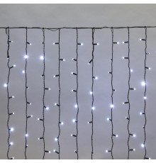 Гирлянда "Светодиодный Дождь" 2х1,5м, постоянное свечение, черный провод, 230 В, диоды БЕЛЫЕ, 360 LED  235-125  NEON-NIGHT