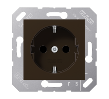 SCHUKO®-розетка 16 A / 250 B ~ для откидной крышки  CD5120BFBR  Jung