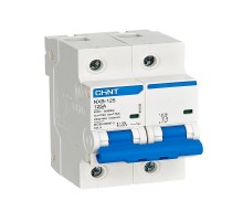 Выключатель автоматический двухполюсный NXB-125 2P 63A 10кА х-ка D (R)  816130  CHINT