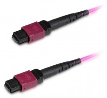 Патч-корд FHD-MC3-504-MPOF12/PS-MPOF12/PS-A-5M-LSZH-MGвол.-оптич.MPO(м)-MPO(м),тип A,12вол.,50/125 (OM4),40/100G,LSZH,5м  361684  Hyperline