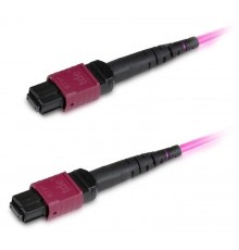 Патч-корд FHD-MC3-504-MPOF12/PS-MPOF12/PS-A-15M-LSZH-MGвол.-опт.РО(мама)-МРО(мама),12вол.,тип A,50/125 (OM4),40/100G,LSZH,15м  361687  Hyperline