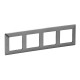 Valena LIFE Сталь Рамка 4-ая  754154  Legrand