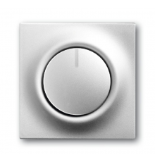 Плата центральная (накладка) с ручкой и лампой для поворотного светорег., серия impuls, цвет серебр. металлик  6599-0-2917   2CKA006599A2917  ABB