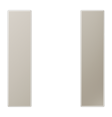 комплект накладок 1гр сталь  ES2501TSA  Jung