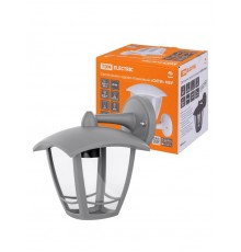 Светильник садово-парковый "СИТИ" НБУ 07-60-002 У1 4-х гранник настенный вниз серый  SQ0330-1321  TDM