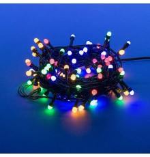 Гирлянда светодиодная  с контр. "Жемчужины" ULD-S0800-100/DGA MULTI IP20 PEARLS    8м. 100 диодов. мультиколор. шнур зеленый.  UL-00005473  Uniel