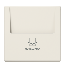 Накладка-картодержатель для балансирных механизмов 531U, 532U, 533U, 534U; термопласт; слоновая кость; LS990  LS590CARD  Jung