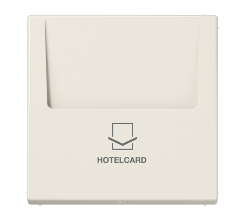 Накладка-картодержатель для балансирных механизмов 531U, 532U, 533U, 534U; термопласт; слоновая кость; LS990  LS590CARD  Jung