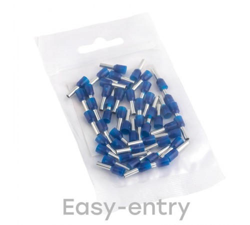 Наконечник штыревой втулочный изолированный НШвИ 2,5-8 (50шт.) EKF PROxima  nhvi-2.5-8  EKF