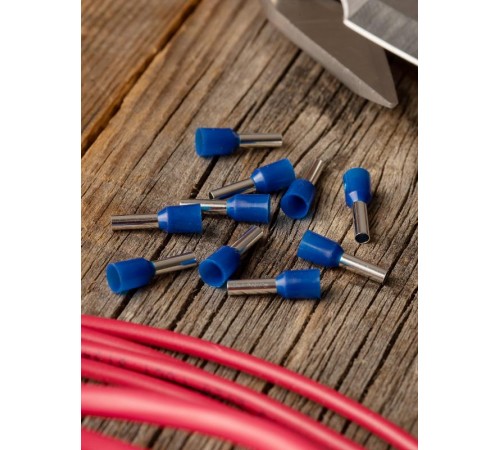 Наконечник штыревой втулочный изолированный НШвИ 2,5-8 (50шт.) EKF PROxima  nhvi-2.5-8  EKF