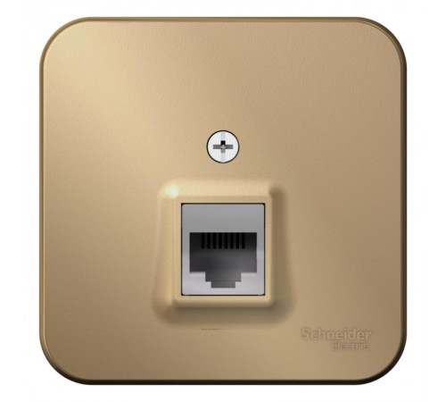 Blanca Титан О/У с изолирующей пластиной Титан Розетка компьютерная RJ45, кат.5E  BLNIA045004  SE