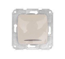 DEA Выключатель 1кл (инд) с/у 10А мех. Беж  KR-78-0231  Kranz