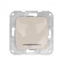 DEA Выключатель 1кл (инд) с/у 10А мех. Беж  KR-78-0231  Kranz