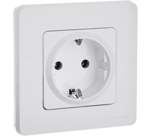 Inspiria Белый Розетка с заземлением С/У 16А без рамки  673720  Legrand