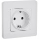 Inspiria Белый Розетка с заземлением С/У 16А без рамки  673720  Legrand