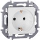 Inspiria Белый Розетка с заземлением С/У 16А без рамки  673720  Legrand