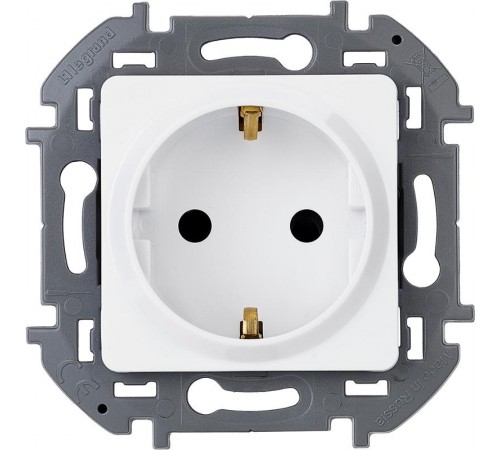 Inspiria Белый Розетка с заземлением С/У 16А без рамки  673720  Legrand