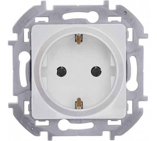 Inspiria Белый Розетка с заземлением С/У 16А без рамки  673720  Legrand