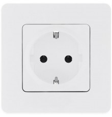 Inspiria Белый Розетка с заземлением С/У 16А без рамки  673720  Legrand