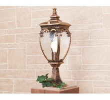 Светильник садово-парковый GLYF-8024S Andromeda S черное золото  a027999  Elektrostandard