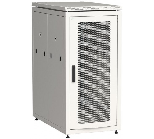 Шкаф сетевой 19" LINEA N 24U 600х1000 мм перфорированная передняя дверь серый  LN35-24U61-P  ITK