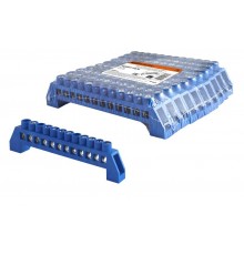 Шина "N" нулевая в изоляторе 6х9мм 12 групп никелированная  SQ0801-0320  TDM