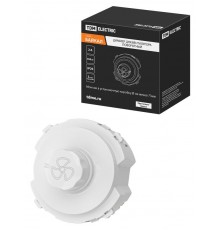 Диммер для вентилятора (RL, 500Вт) поворотный белый, "Байкал"   SQ1819-0042  TDM