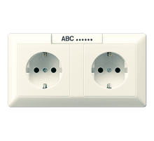 SCHUKO®-розетка для кабельных каналов 16 A / 250 B ~  AS1522NA  Jung