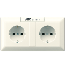 SCHUKO®-розетка для кабельных каналов 16 A / 250 B ~  AS1522NA  Jung