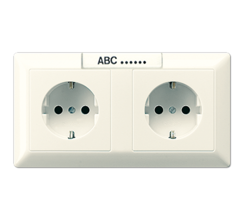 SCHUKO®-розетка для кабельных каналов 16 A / 250 B ~  AS1522NA  Jung