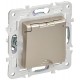 SKANDY Розетка з/к/ш кр. 16А IP44 SK-R11Sh шампань  SK-R16-16-44-K37  IEK