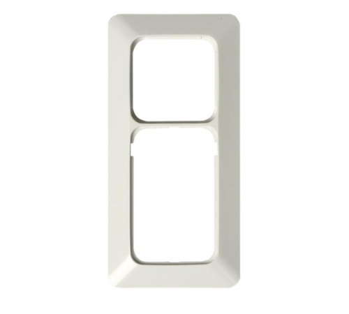 Рамка 2-постовая, 1 пост 2Schuko + 1 пост Schuko, серия Jussi, белый  2522   2TKA000013G1  ABB