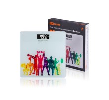 Весы электронные напольные "Фитнес", стекло, деление 0,01 кг, макс. 180 кг, 28х28 см, TDM  SQ4012-0002  TDM