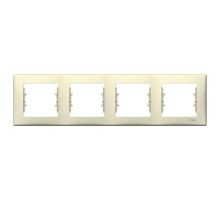 Sedna Бежевый Рамка 4-ая горизонтальная  SDN5800747  Schneider Electric