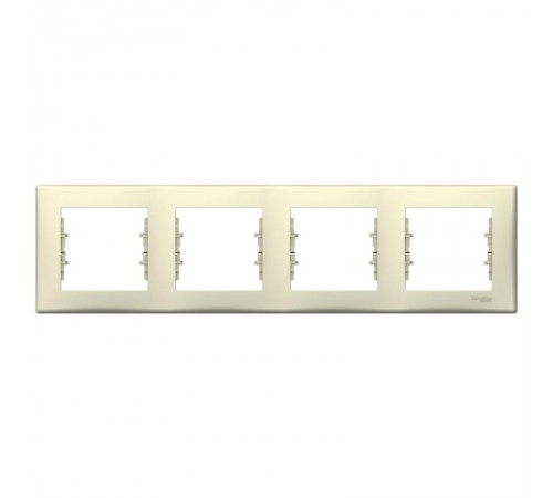 Sedna Бежевый Рамка 4-ая горизонтальная  SDN5800747  Schneider Electric