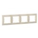 Sedna Бежевый Рамка 4-ая горизонтальная  SDN5800747  Schneider Electric