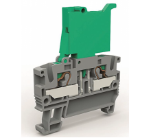 Клемма с держателем предохранителя на 4 кв.мм с индикацией (замена на IPR-4-HESILED24)  ZEFF448GR  DKC