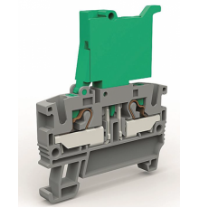 Клемма с держателем предохранителя на 4 кв.мм  ZEFF400BL  DKC