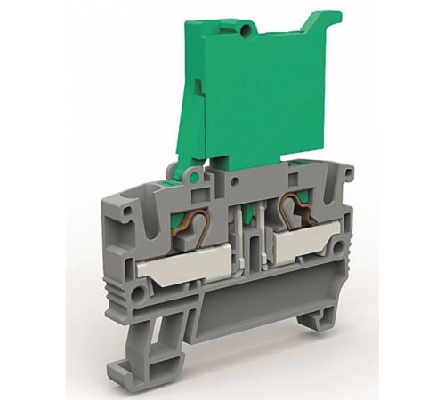 Клемма с держателем предохранителя на 4 кв.мм с индикацией (замена на IPR-4-HESILED24)  ZEFF448GR  DKC